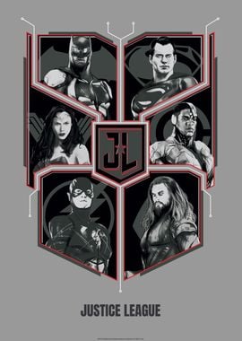 Justice League Minimalistic