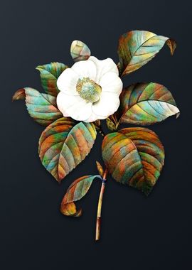 Vintage Japanese Camelia