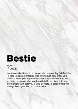 Bestie definition, Best friend definition, Bestie meaning