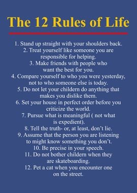 the 12 rules of life