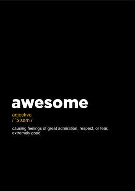 awesome definition textart