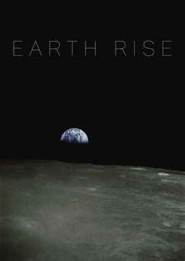 Earth Rise on the moon