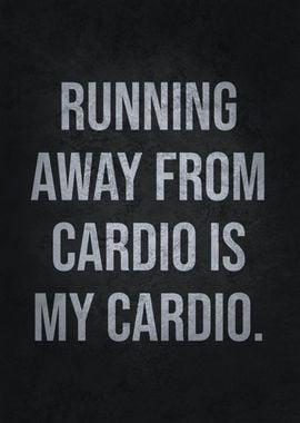 Running From Cardio Funny