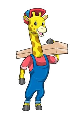 Giraffe Carpenter Wood