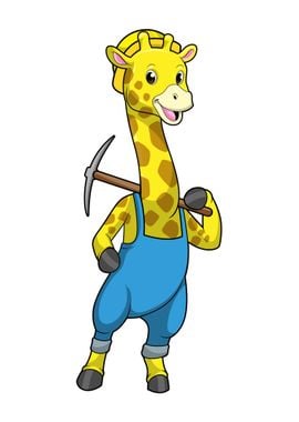 Giraffe Miner Pickaxe