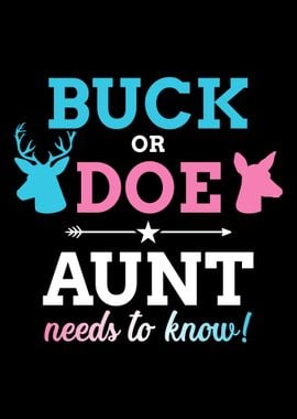 Gender reveal buck or doe