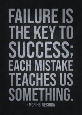 Failure Is Key To Success