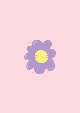 Kawaii Cartoon Flower