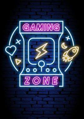 Arcade Gamer Neon Sign