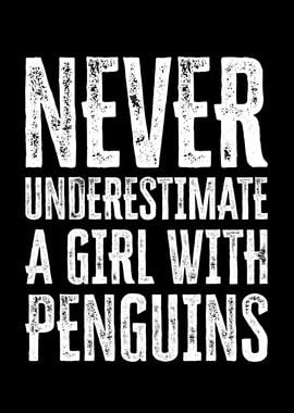 A Girl With Penguins