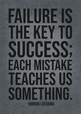 Failure Is Key To Success