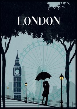 London vintage travel 