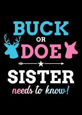 Gender reveal buck or doe 