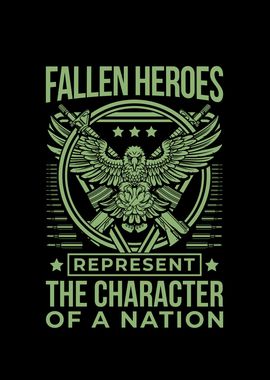 Fallen Heros represent the