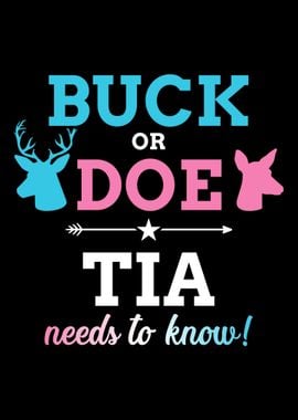 Gender reveal buck or doe 