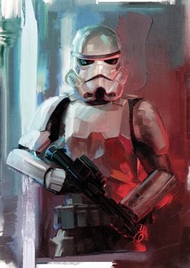 Stormtrooper watercolor