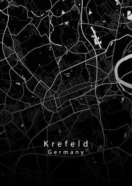 Krefeld City Map