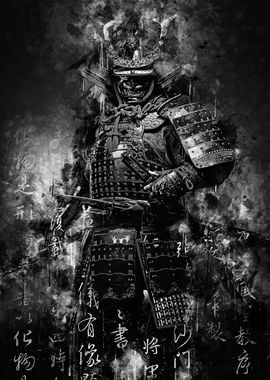 'samurai ink warrior' Poster, picture, metal print, paint by SyanArt ...