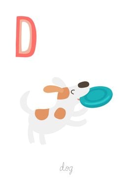 Animal Alphabet D Dog