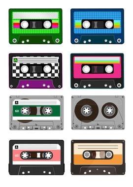 Retro Audio Cassettes