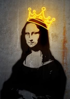 DA STREET MONALISA NEON