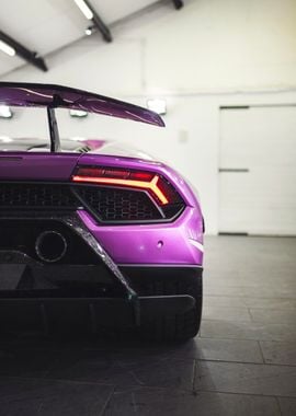 Purple Lamborghini Hyper