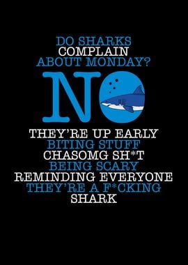 Do sharks complain about m