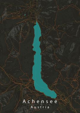 Achensee Map