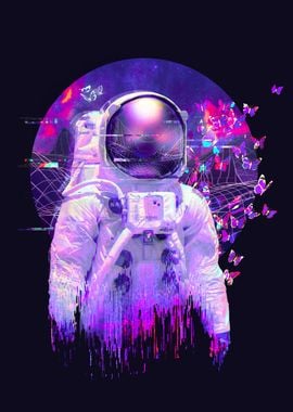 Astronaut vaporwave