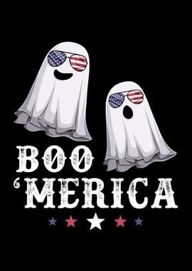 Ghost Boo Merica USA