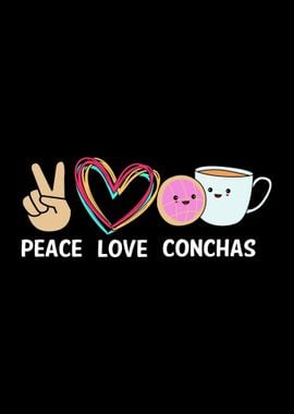 Peace Love Conchas