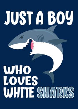 Boy Who Loves White Sharks