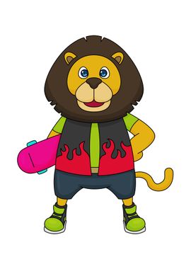 Lion Skateboard Sports