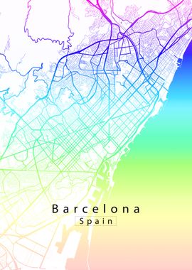 Barcelona City Map