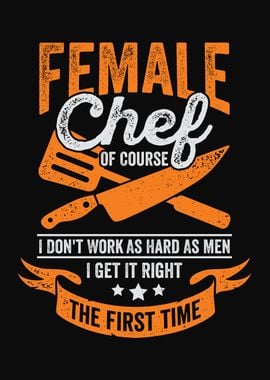 Female Chef Girl Design