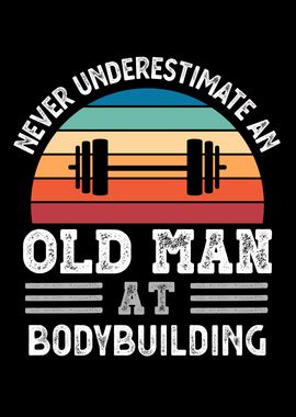 Old Man at Bodybuilding