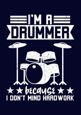 Drummer And Drum Set