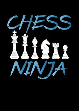 Chess figures ninja