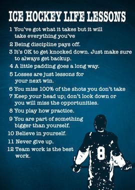 Ice hockey life lessons