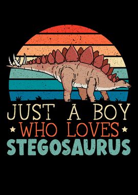 Boy Who Loves Stegosaurus