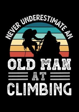 Old Man at Climbing