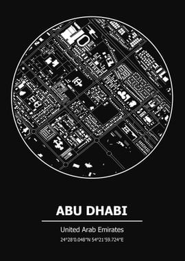 Abu Dhabi Map