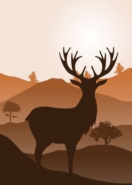 Deer Wild animal Mountains