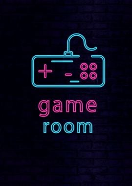 Neon Gaming Game Room