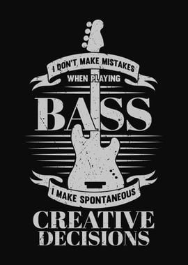 Funny Bass Guitar Design