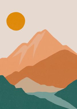 Mountain Landscape Minimal