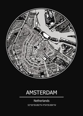 Amsterdam City Map