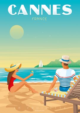 Cannes France Art Print