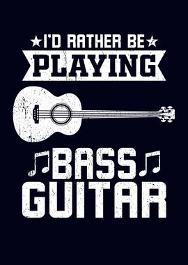 Be Playing Bass Guitar