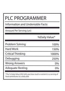 Programmer nutrition facts